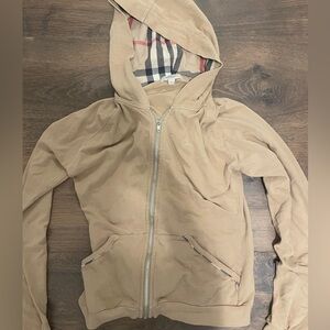 Burberry Zip Up Sweater